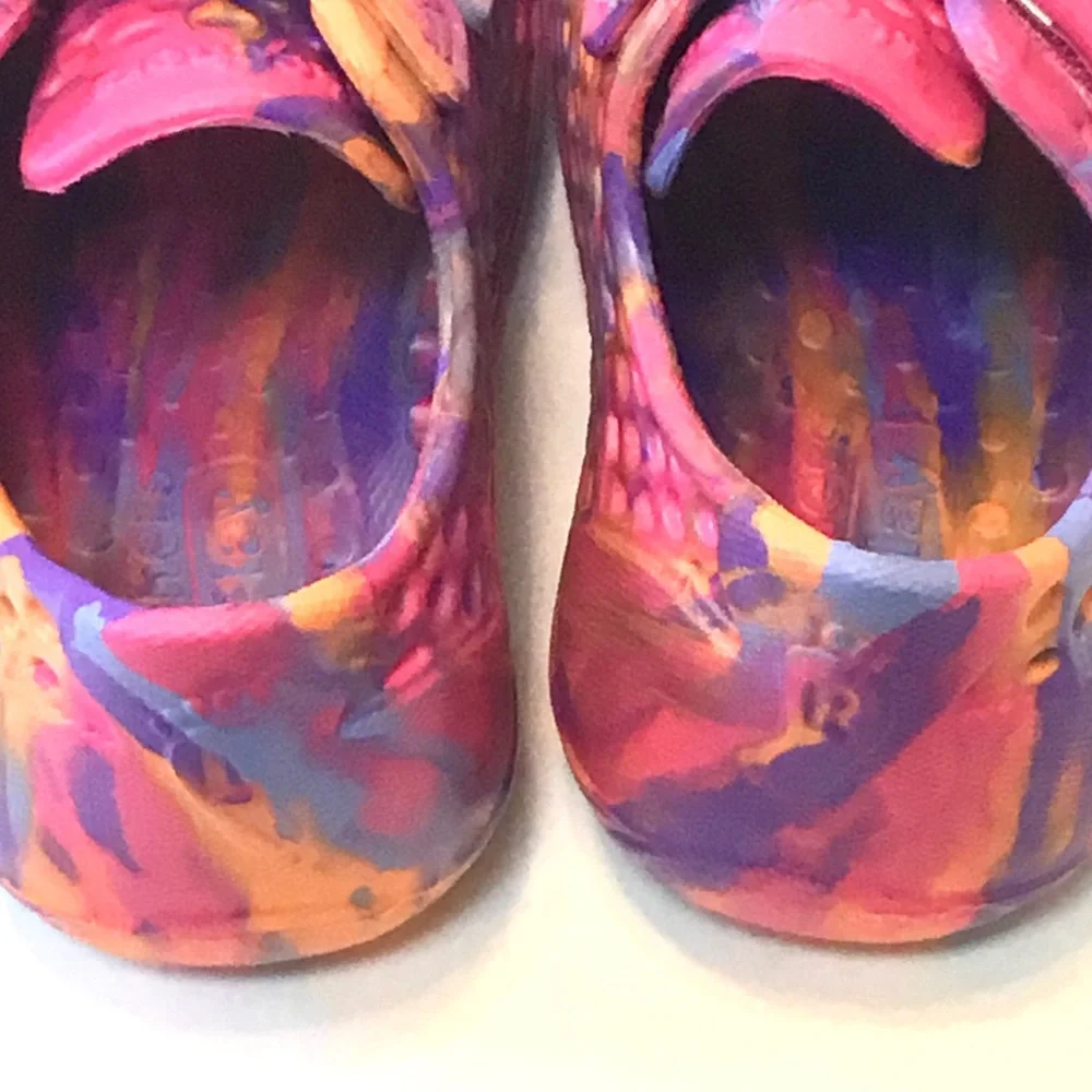 Skechers Kids Cali Shoe Pink Swirl Perforated Foamies Water Friendly Size-6 NEW